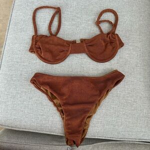 Copper 2 piece bikini set